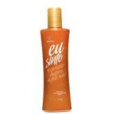Óleo em Gel Iluminador Desodorante Jequiti Eu Sinto Âmbar.