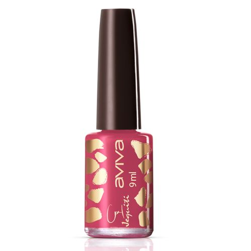 Esmalte Jequiti Aviva Bicho Solto Rosa Poesia, 9ml
