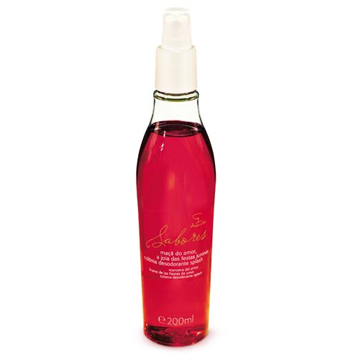 Colônia Desodorante Splash Sabores Maçã do Amor, 200ml