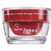 45+ Dia Preenchedor e Redutor de Rugas FPS 15 Jequiti Fases