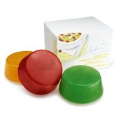 Sabonete Hidratante Sabores da Manhã Salada de Frutas, 3 uni