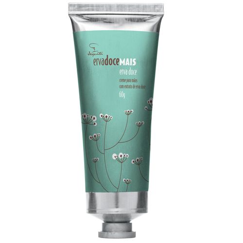 Creme para as Mãos Jequiti Erva Doce Mais Erva Doce, 60g