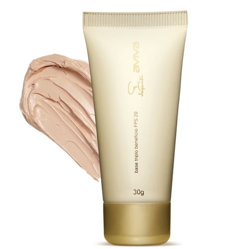 Base Triplo Benefício Jequiti Aviva Claro, 30g