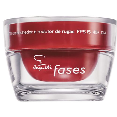 45+ Dia Preenchedor e Redutor de Rugas FPS 15 Jequiti Fases