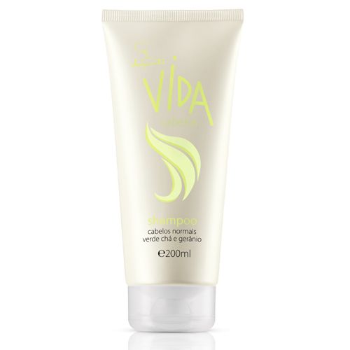Shampoo Jequiti Vida Cabelos Normais Verde Chá e Gerânio