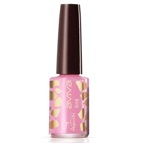 Esmalte Jequiti Aviva Bicho Solto Rosa Charme, 9ml