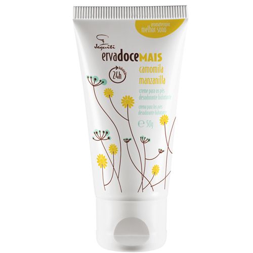Creme Hidratante para os Pés Jequiti Erva Doce Mais Camomila