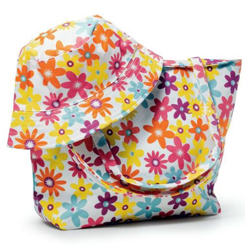 Bolsa com Chapéu Flores do Campo