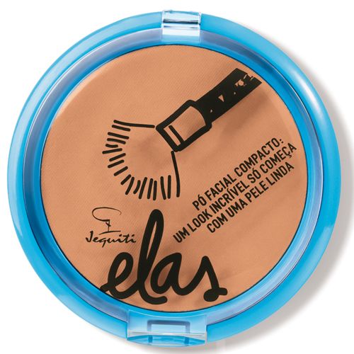 Pó Compacto Jequiti Elas Médio, 7g