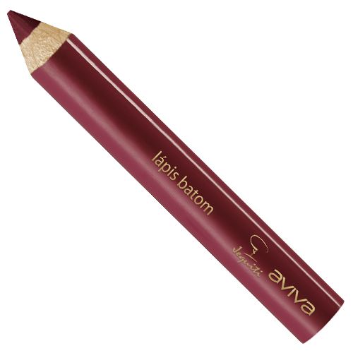 Lápis Batom Jequiti Aviva Vermelho Carmim, 1,2g