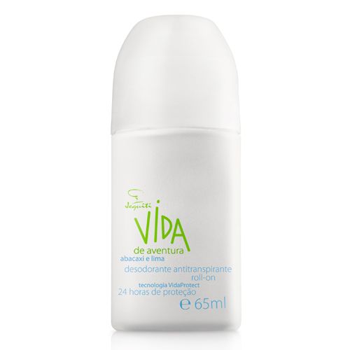 Desodorante Antitranspirante Roll-On Vida Abacaxi e Lima
