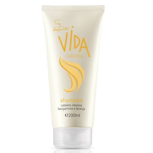 Shampoo Jequiti Vida Cabelos Oleosos Bergamota e Laranja