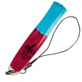 Gloss Chaveiro Jequiti Elas Rosa Chic com Glitter, 1,5g