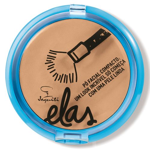 Pó Compacto Jequiti Elas Claro, 7g