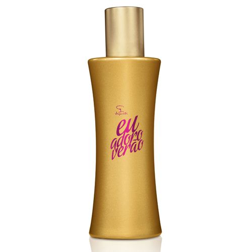 Colônia Desodorante Feminina Jequiti Eu Adoro Verão, 100ml