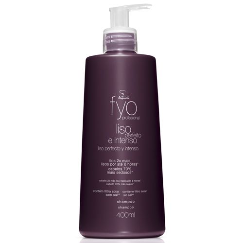 Shampoo Jequiti fyo profissional Liso Perfeito e Intenso