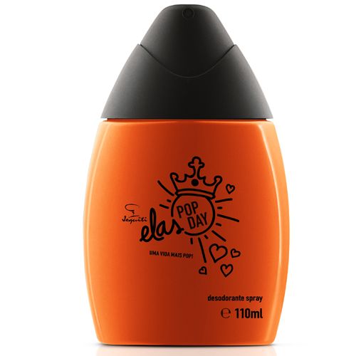 Desodorante Spray Feminino Elas Pop Day, 110ml